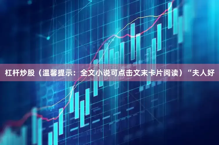 杠杆炒股（温馨提示：全文小说可点击文末卡片阅读）“夫人好