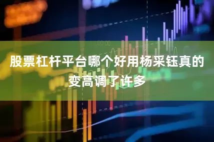 股票杠杆平台哪个好用杨采钰真的变高调了许多